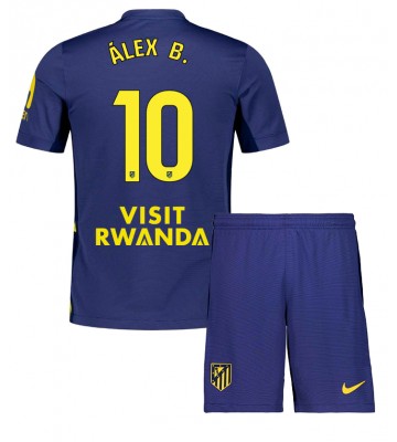 Atletico Madrid Alex Baena #10 Borta Kläder Barn 2025-26 Kortärmad (+ Korta byxor)